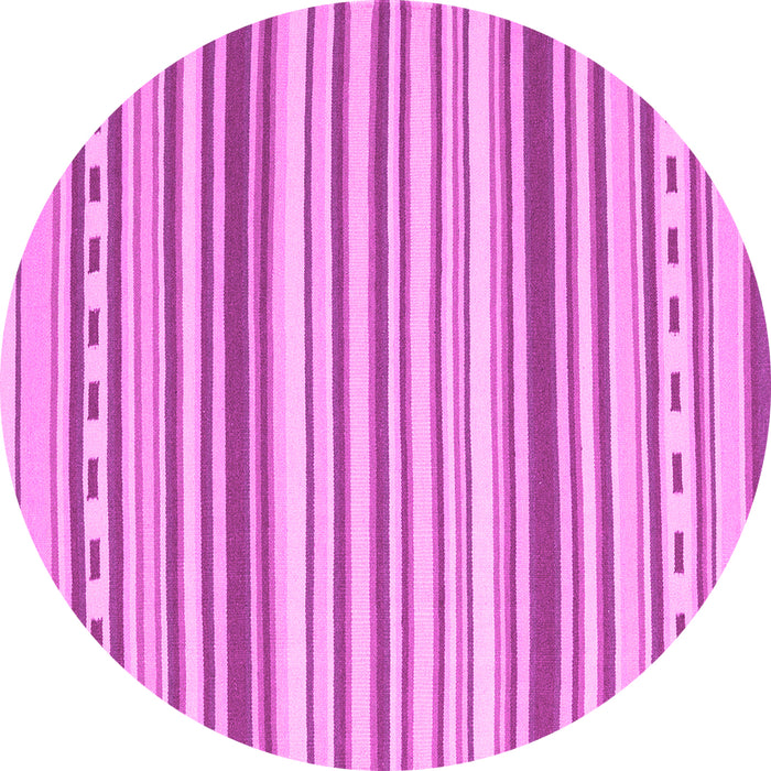 Round Machine Washable Southwestern Pink Country Rug, wshcon2426pnk