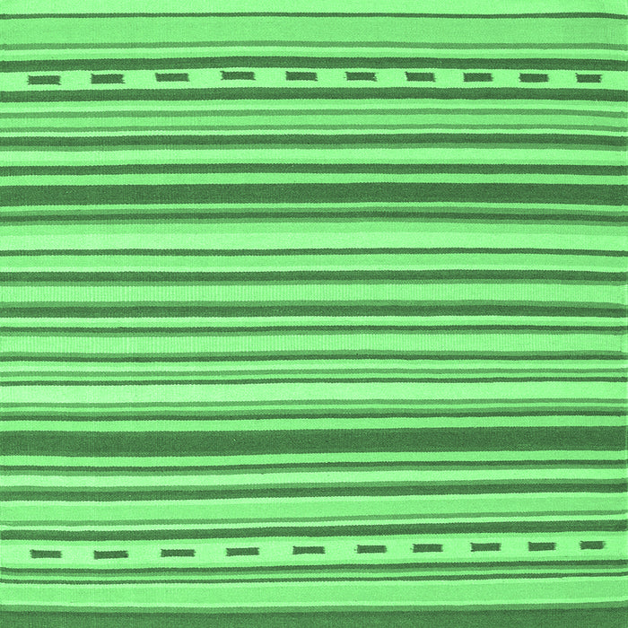 Square Southwestern Emerald Green Country Rug, con2426emgrn