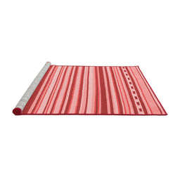 Country Red Washable Rugs