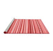 Country Red Washable Rugs