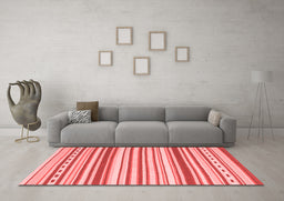 Country Red Washable Rugs