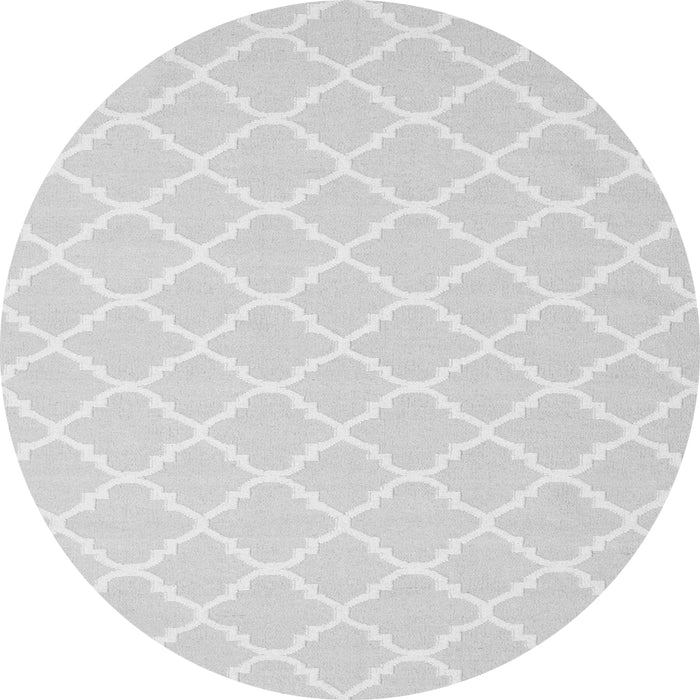 Machine Washable Trellis Gray Modern Rug, wshcon2427gry