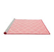 Modern Red Washable Rugs