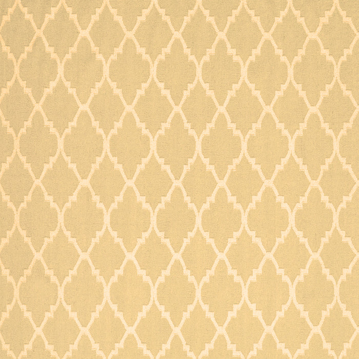 Square Machine Washable Trellis Brown Modern Rug, wshcon2427brn