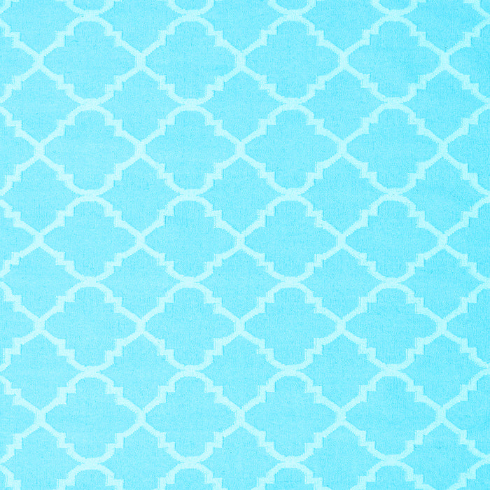 Machine Washable Trellis Light Blue Modern Rug, wshcon2427lblu