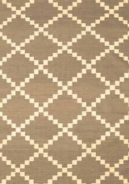Abstract Brown Contemporary Rug, con2428brn
