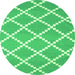 Square Abstract Green Contemporary Rug, con2428grn