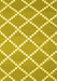 Abstract Yellow Contemporary Rug, con2428yw