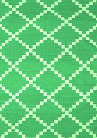 Abstract Green Contemporary Rug, con2428grn