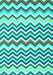 Abstract Turquoise Contemporary Rug, con2429turq