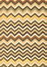 Machine Washable Abstract Brown Contemporary Rug, wshcon2429brn