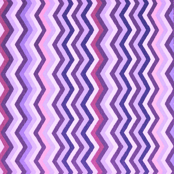 Square Abstract Purple Contemporary Rug, con2429pur