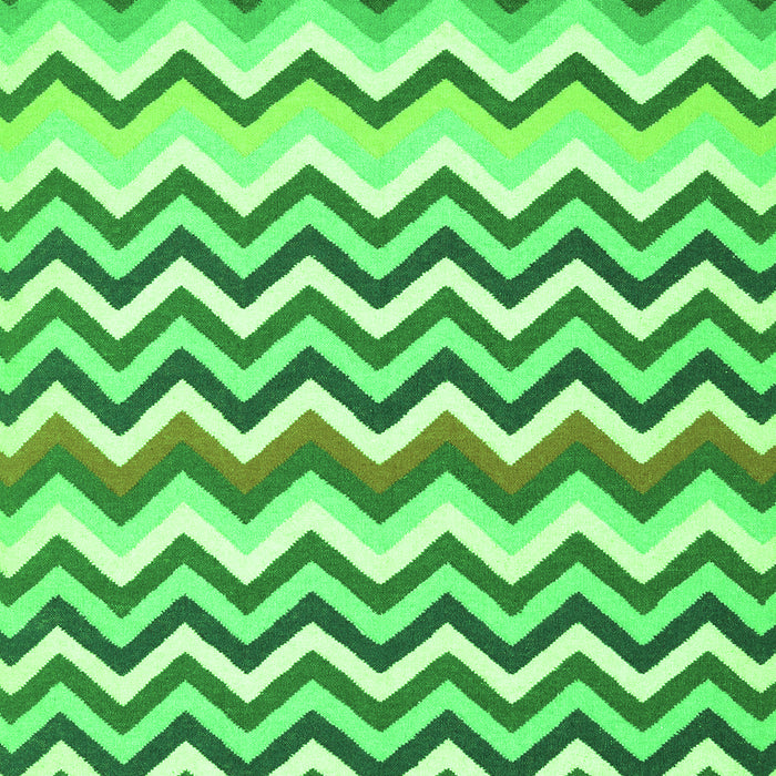 Serging Thickness of Machine Washable Abstract Green Contemporary Area Rugs, wshcon2429grn