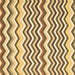 Square Abstract Brown Contemporary Rug, con2429brn