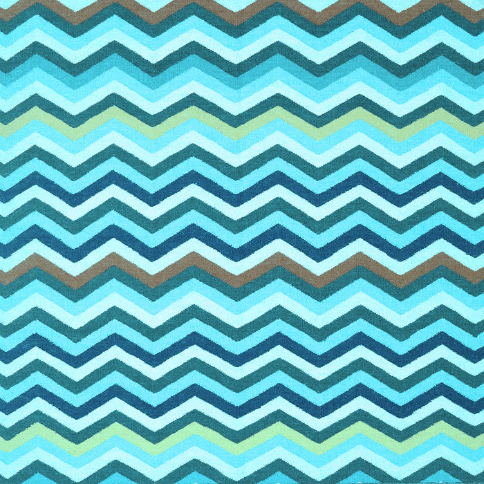 Square Abstract Light Blue Contemporary Rug, con2429lblu