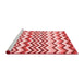 Contemporary Red Washable Rugs