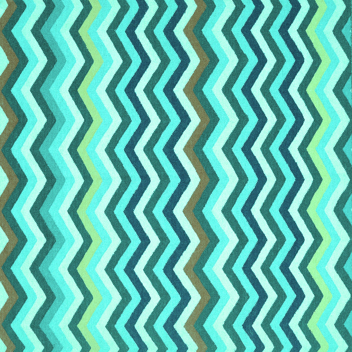 Square Machine Washable Abstract Turquoise Contemporary Area Rugs, wshcon2429turq