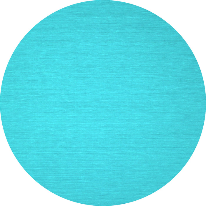 Round Machine Washable Abstract Light Blue Contemporary Rug, wshcon242lblu