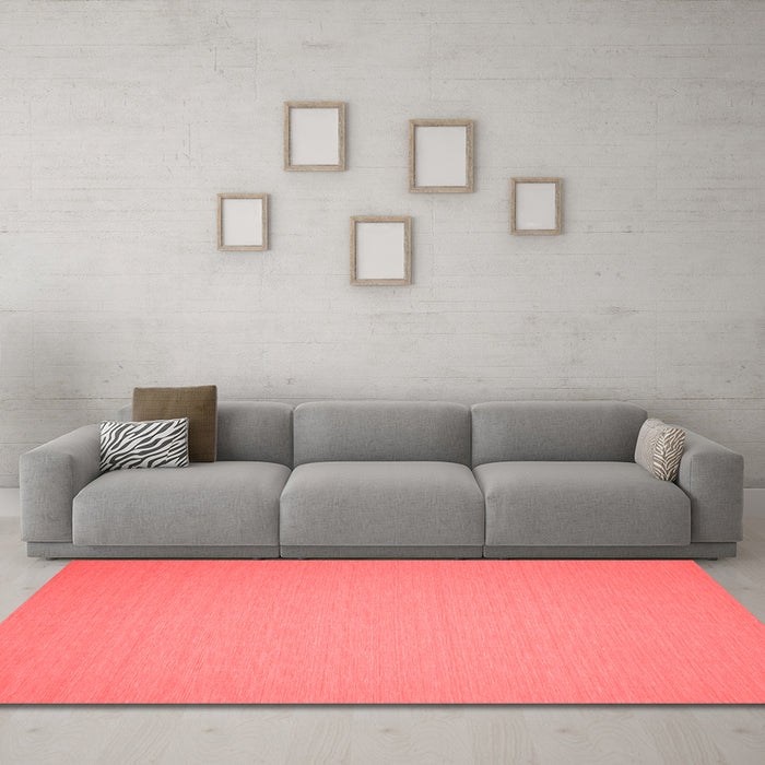 Contemporary Red Washable Rugs
