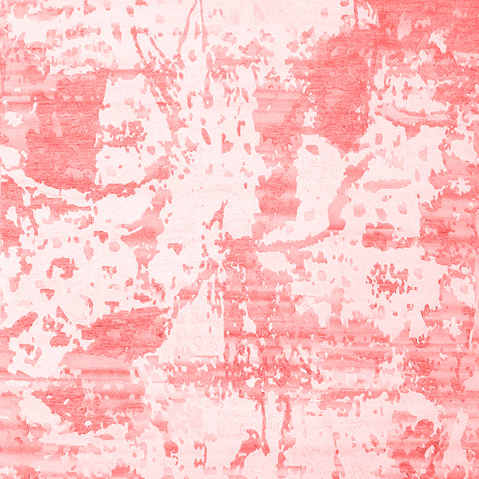 Machine Washable Abstract Red Contemporary Rug, wshcon2430red