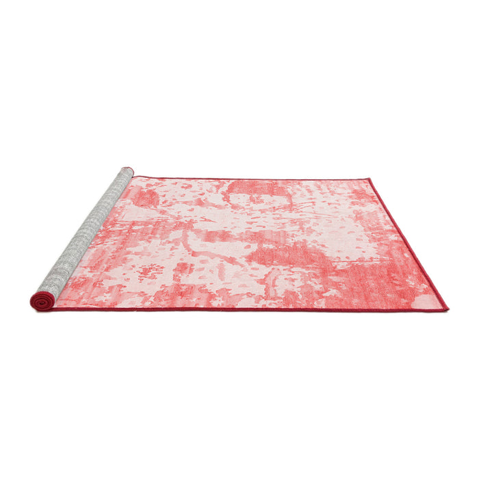 Contemporary Red Washable Rugs
