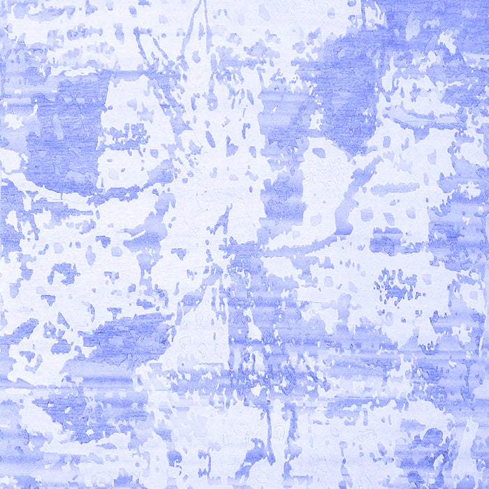 Abstract Blue Contemporary Rug, con2430blu