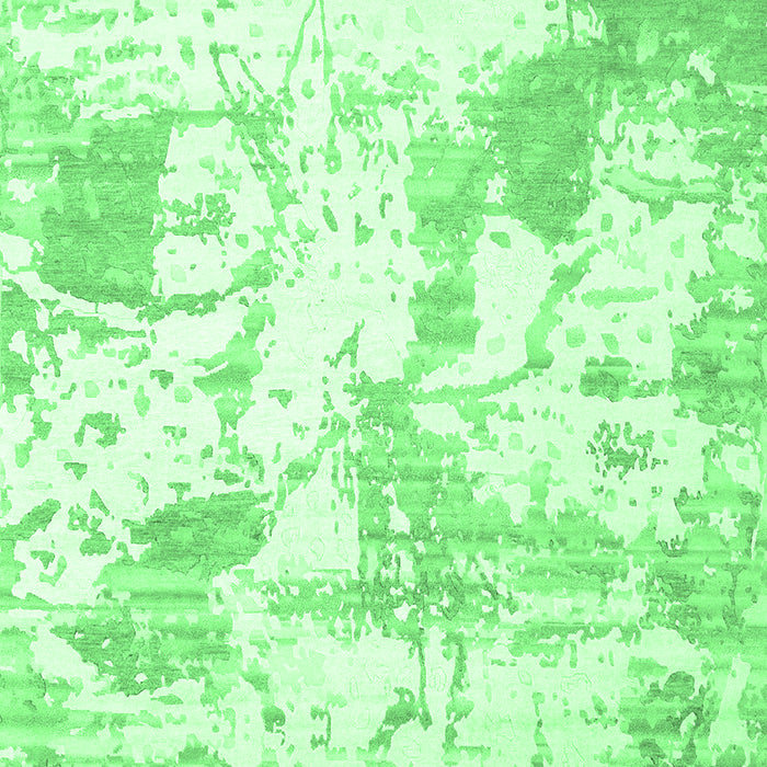 Abstract Emerald Green Contemporary Rug, con2430emgrn
