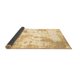 Sideview of Abstract Brown Contemporary Rug, con2430brn