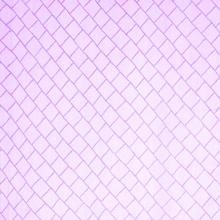 Square Solid Purple Modern Rug, con2431pur