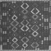 Serging Thickness of Oriental Gray Traditional Rug, con2432gry