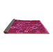 Sideview of Oriental Pink Traditional Rug, con2432pnk