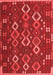 Oriental Red Traditional Area Rugs