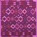 Square Oriental Purple Traditional Rug, con2432pur