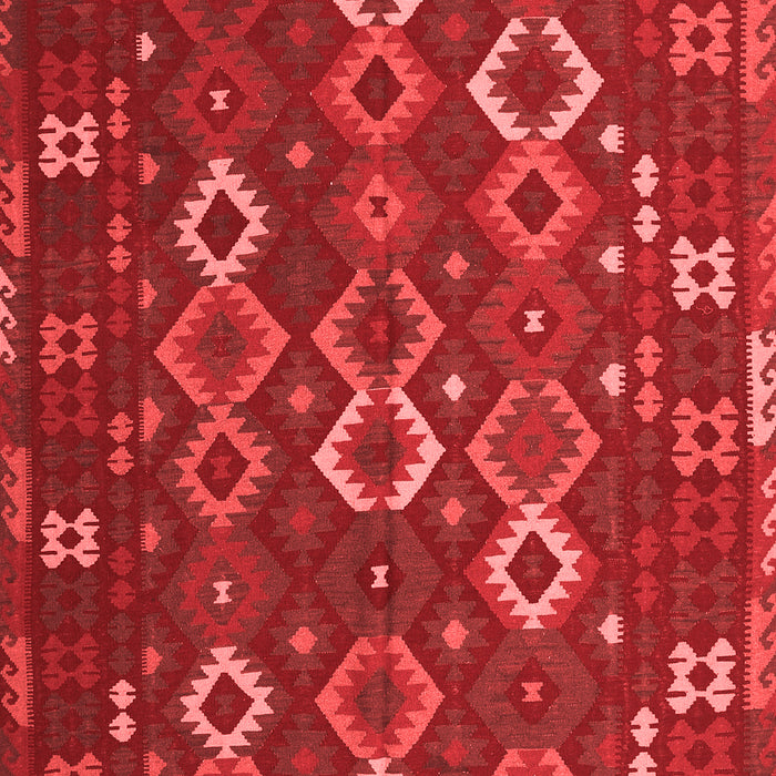 Machine Washable Oriental Red Traditional Rug, wshcon2432red