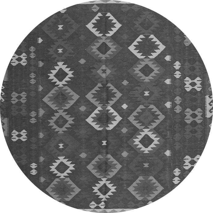 Square Oriental Gray Traditional Rug, con2432gry