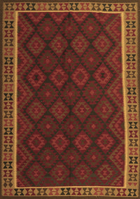 Oriental Brown Traditional Rug, con2433brn