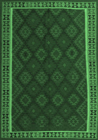 Oriental Emerald Green Traditional Rug, con2433emgrn