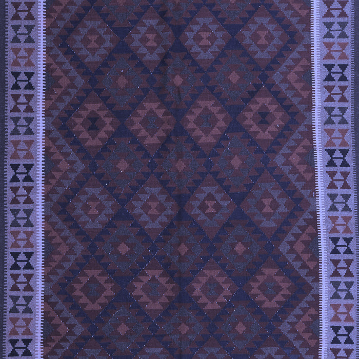 Machine Washable Oriental Blue Traditional Rug, wshcon2433blu
