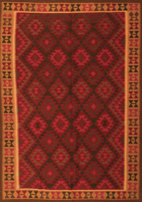 Oriental Orange Traditional Rug, con2433org