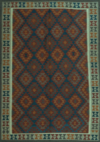 Oriental Light Blue Traditional Rug, con2433lblu