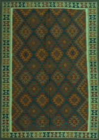 Oriental Turquoise Traditional Rug, con2433turq