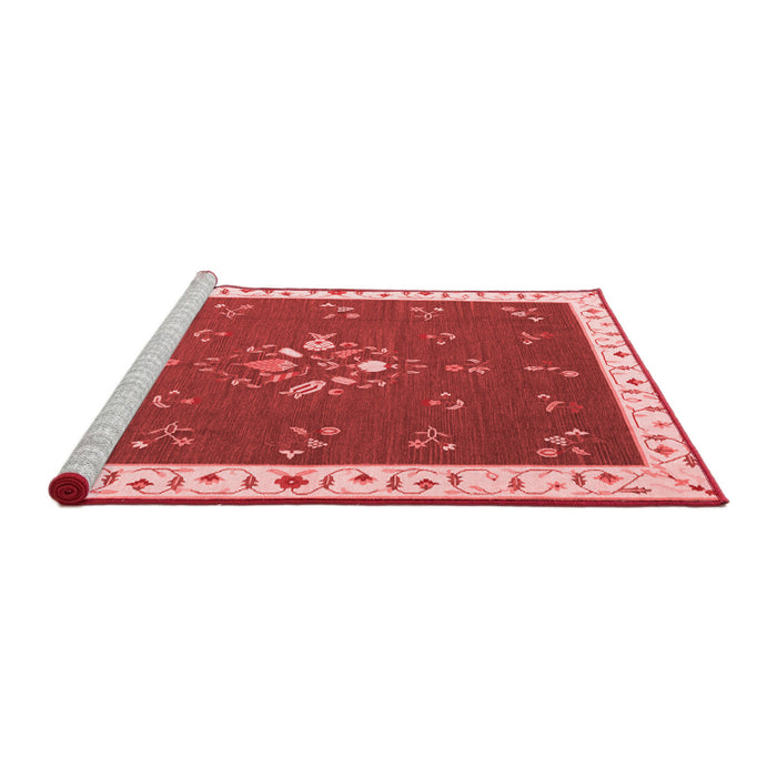Contemporary Red Washable Rugs