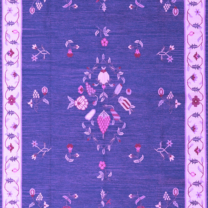 Abstract Purple Contemporary Rug, con2434pur