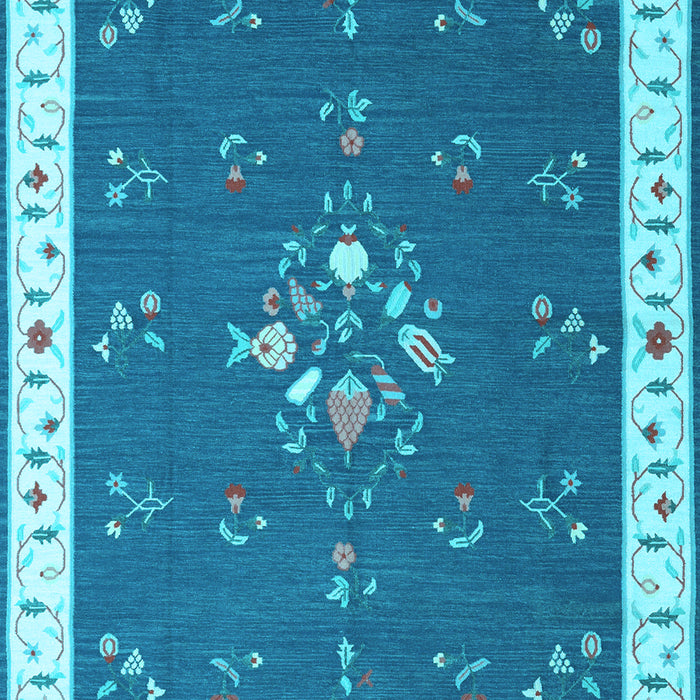 Machine Washable Abstract Light Blue Contemporary Rug, wshcon2434lblu