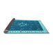 Sideview of Abstract Light Blue Contemporary Rug, con2434lblu