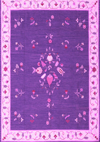 Abstract Pink Contemporary Rug, con2434pnk