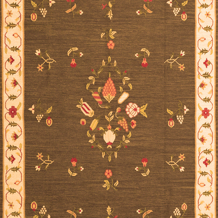 Serging Thickness of Machine Washable Abstract Orange Contemporary Area Rugs, wshcon2434org