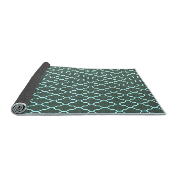 Sideview of Trellis Light Blue Modern Rug, con2435lblu