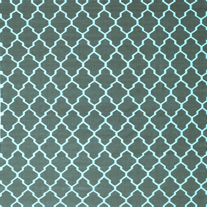 Square Trellis Light Blue Modern Rug, con2435lblu
