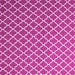 Square Machine Washable Trellis Pink Modern Rug, wshcon2435pnk